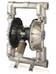 Husky 1590 Stainless Steel (1-1/2" NPT) Standard Pump, Aluminum Center Section, TPE Seats, Acetal Balls & TPE Diaphragm